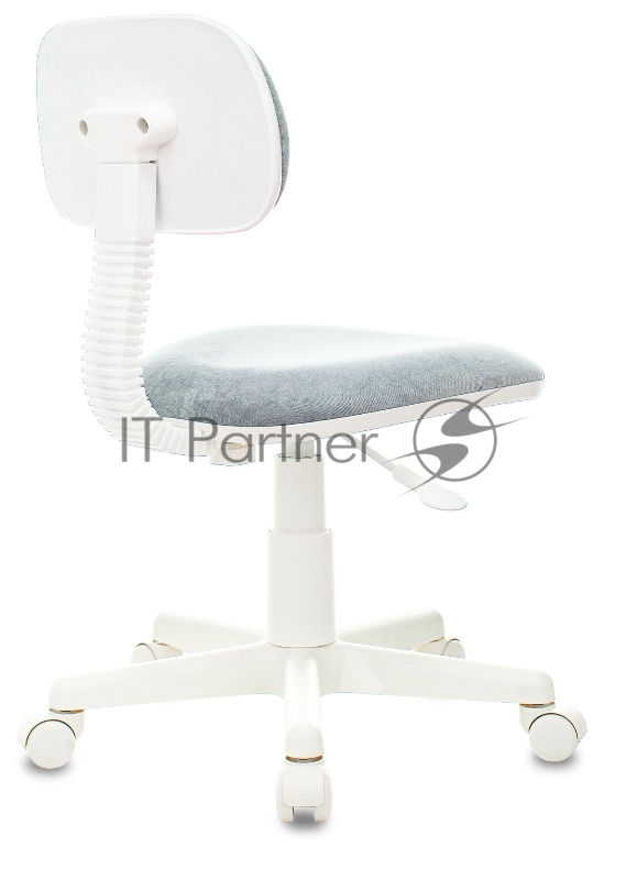 Кресло детское Бюрократ CH-W201NX серо-голубой Light-28 крестов. пластик пластик белый