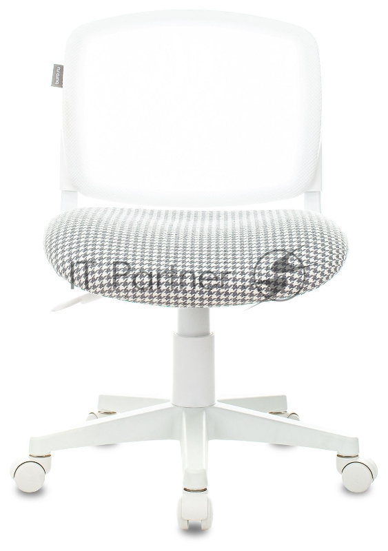 Кресло детское Бюрократ CH-W296NX белый TW-15 гусин.лапка Morris-1 сетка/ткань крестов. пластик пластик белый