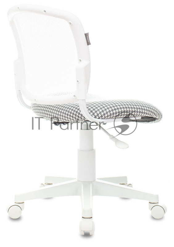 Кресло детское Бюрократ CH-W296NX белый TW-15 гусин.лапка Morris-1 сетка/ткань крестов. пластик пластик белый