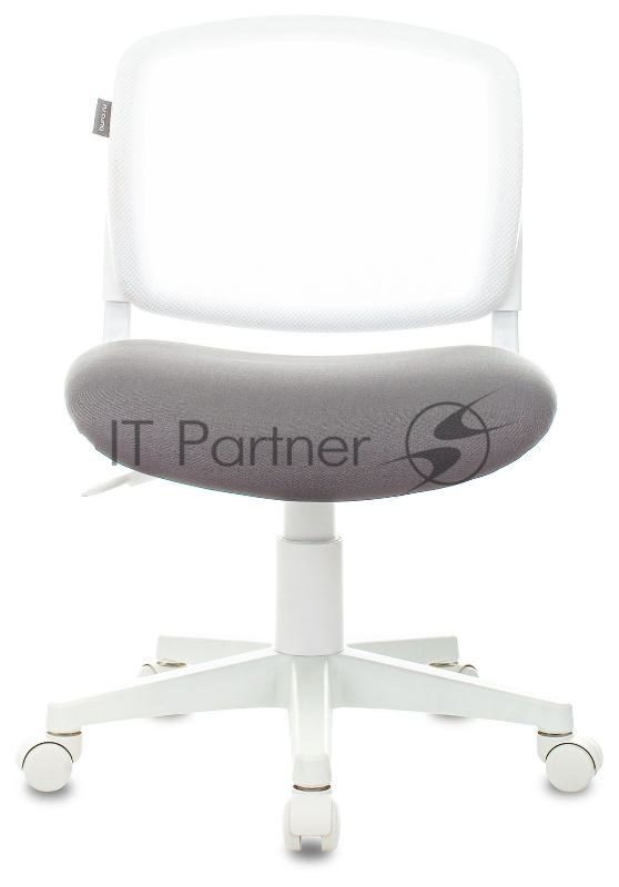 Кресло детское Бюрократ CH-W296NX белый TW-15 сиденье серый Neo Grey сетка/ткань крестов. пластик пластик белый