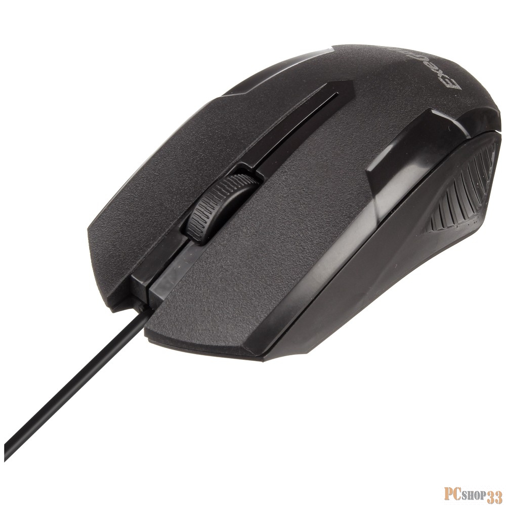 Мышь ExeGate EX279943RUS SH-9025L2 (USB, оптическая, 1000dpi, 3 кнопки и колесо прокрутки, длина кабеля 2,2м, черная, RTL)