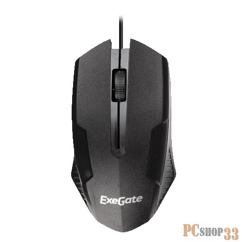 Мышь ExeGate EX279941RUS SH-9025 (USB, оптическая, 1000dpi, 3 кнопки и колесо прокрутки, длина кабеля 1,35м, черная, RTL)