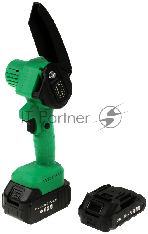 Пила цепная аккумуляторная ZITREK GreenSaw 20 Extra power { 20В, 3Ач Li-ion аккум. 1шт, 1,5Ач Li-ion аккум. 1шт, ЗУ }