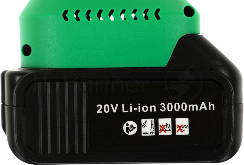 Пила цепная аккумуляторная ZITREK GreenSaw 20 Extra power { 20В, 3Ач Li-ion аккум. 1шт, 1,5Ач Li-ion аккум. 1шт, ЗУ }