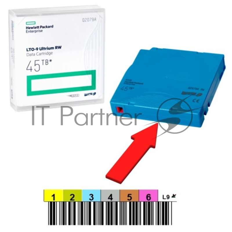 HPE Ultrium LTO9 Data cartridge 45TB RW