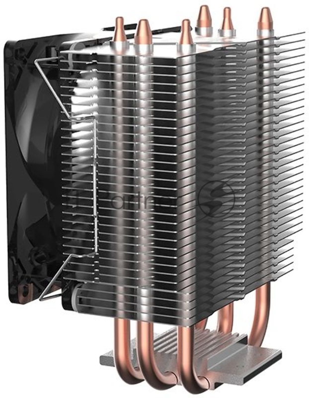 Устройство охлаждения(кулер) Deepcool GAMMAXX 300 FURY Soc-AM4/1151/1200/1700 4-pin 18-21dB Al+Cu 130W 435gr LED Ret