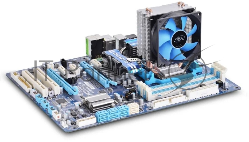 Устройство охлаждения(кулер) Deepcool ICE EDGE MINI FS V2.0 Soc-AM4/1151/1200/1700 3-pin 25dB Al+Cu 100W 276gr Ret