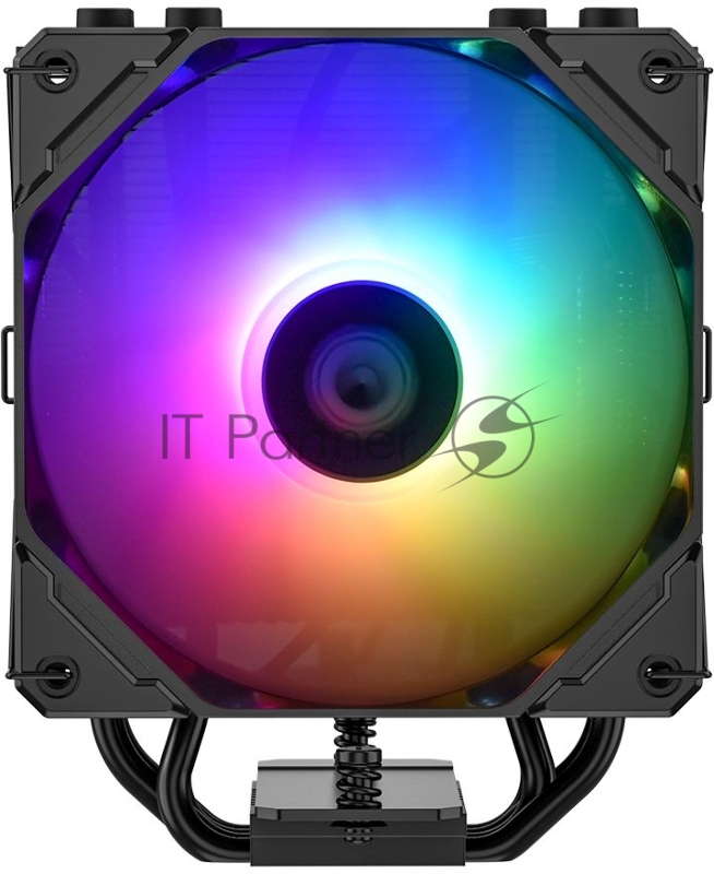 Кулер ID-COOLING SE-224-XTS ARGB LGA1700/1200/115X/AM5/AM4 (10шт/кор, TDP 220W, PWM, 4 тепл.трубки прямого контакта, ARGB FAN 120mm) RET