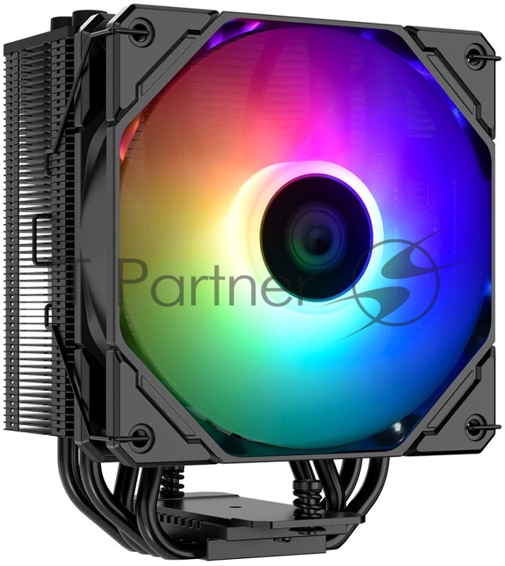 Кулер ID-COOLING SE-224-XTS ARGB LGA1700/1200/115X/AM5/AM4 (10шт/кор, TDP 220W, PWM, 4 тепл.трубки прямого контакта, ARGB FAN 120mm) RET