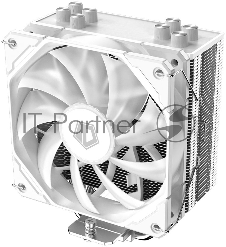 Кулер ID-COOLING SE-224-XTS WHITE LGA1700/1200/115X/AM5/AM4 (10шт/кор, TDP 220W, PWM, 4 тепл.трубки прямого контакта, White LED FAN 120mm, белый) RET
