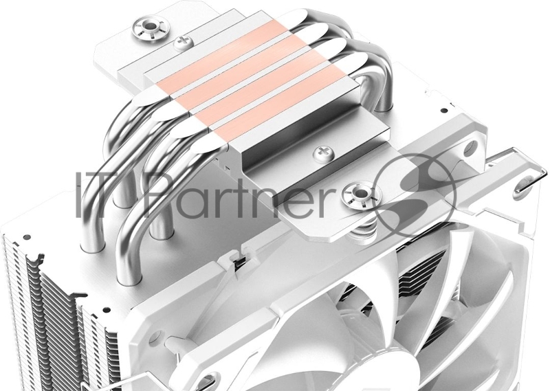 Кулер ID-COOLING SE-224-XTS WHITE LGA1700/1200/115X/AM5/AM4 (10шт/кор, TDP 220W, PWM, 4 тепл.трубки прямого контакта, White LED FAN 120mm, белый) RET