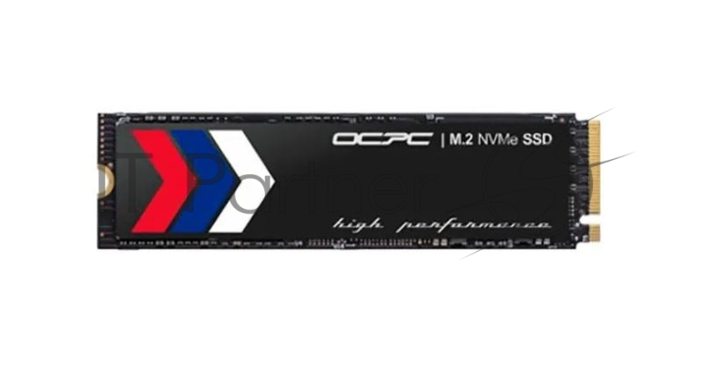 Накопитель SSD M.2 OCPC 256GB High Performance Series <SSDM2PCIEHP256G> (PCI-E 3.0 x4, up to 1600/1200MBs, 3D NAND, NVMe, 75TBW, heatsink)