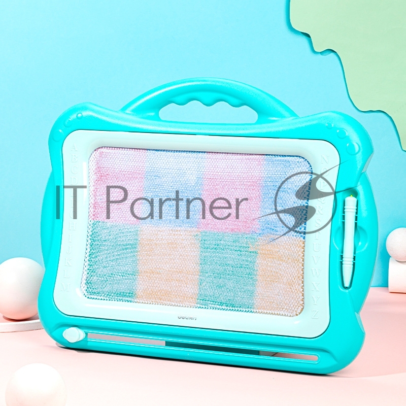 Доска магнитно-маркерная Deli 50303BLUE магнитно-маркерная лак синий 41.6х33.5см пластик рама