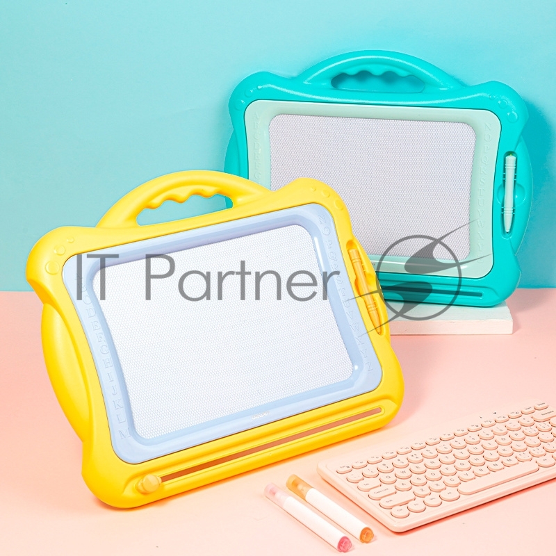 Доска магнитно-маркерная Deli 50303BLUE магнитно-маркерная лак синий 41.6х33.5см пластик рама