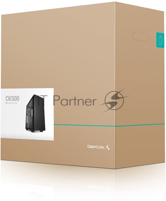Корпус Deepcool CK500 черный без БП ATX 2x120mm 1x140mm 2xUSB3.0 audio bott PSU