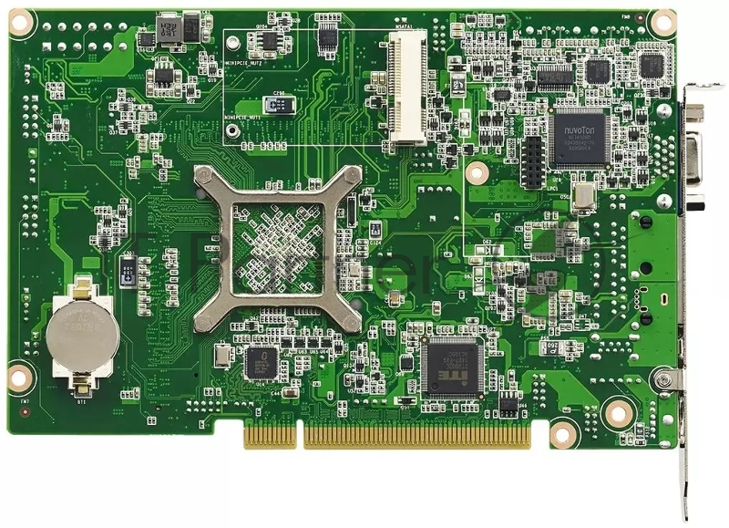 Материнская плата с процессором Advantech PCI-7032G2-00A2E, CPU Intel Celeron J1900, 2xDDR3L SO-DIMM, VGA/LVDS/DVI, 4xPCI 32bit/33MHz, 2xSATA/mSATA, 2xGbE LAN, 4xCOM, 7xUSB Advantech