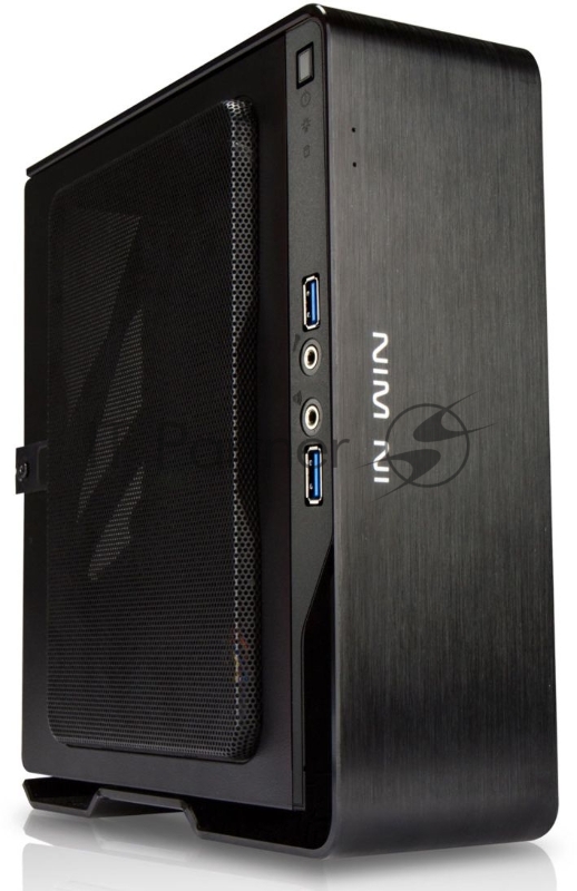 Корпус Inwin BQS696BL IP-AD150A7-2 черный 150W miniITX 2xUSB3.0 audio bott PSU