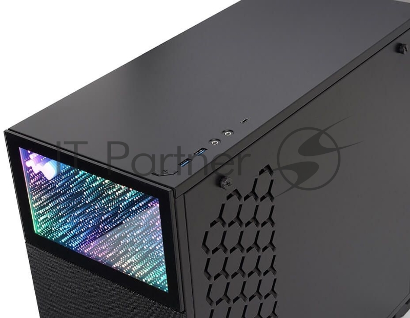 Корпус Inwin CIR719 (NEBULA) черный без БП ATX 5x120mm 2xUSB3.0 audio