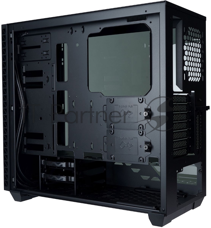 Корпус Inwin CL713 (216) черный без БП ATX 6x120mm 2xUSB2.0 audio bott PSU