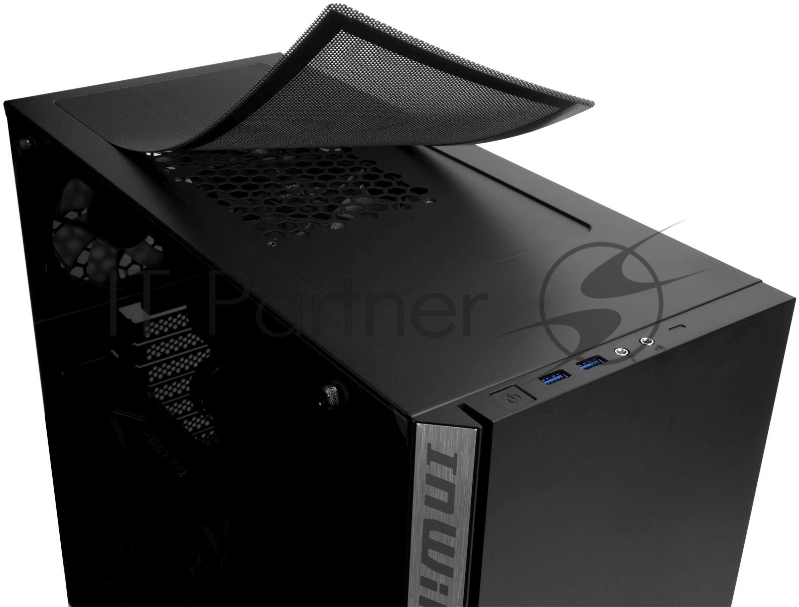 Корпус Inwin CL713 (216) черный без БП ATX 6x120mm 2xUSB2.0 audio bott PSU