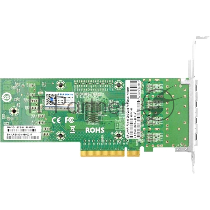 Сетевая карта LRES1027PF-4SFP28 PCIe v4.0 x8 4*SFP28 10/25G NIC Card (303851)