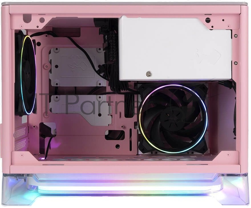 Корпус Inwin CF08A (A1PLUS) розовый 650W ATX 4x120mm 2xUSB3.0 audio