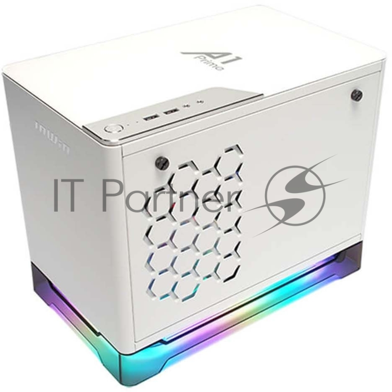Корпус Inwin CF08B (A1 Prime) белый 750W miniITX 2x120mm 2xUSB3.0 audio