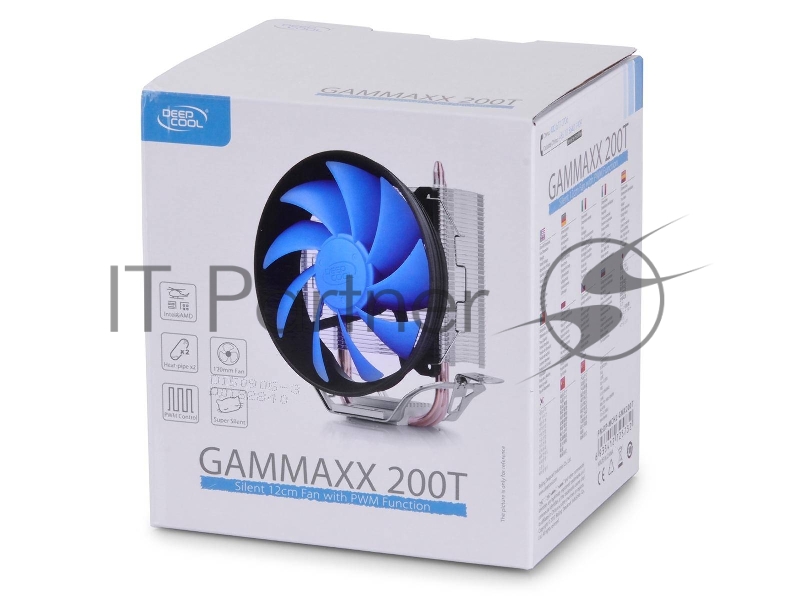 Кулер Deepcool GAMMAXX 200T RET {Soc-775/115, AM2/АМ3/FM1/K8}