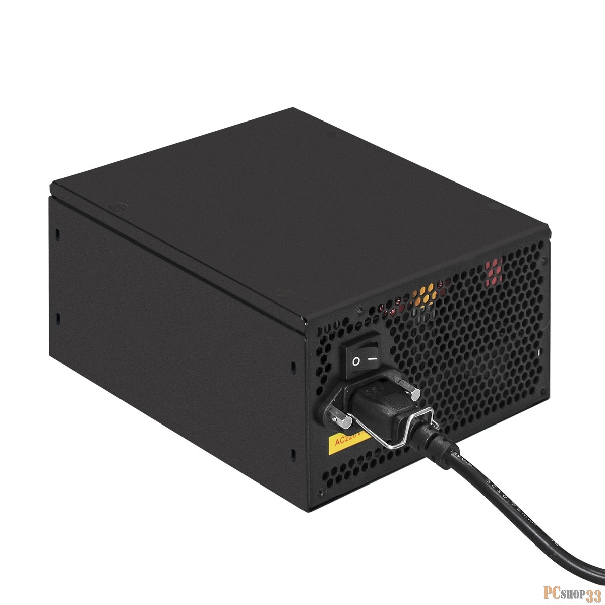 Блок питания 450W ExeGate 80 PLUS® 450PPH-LT (ATX, APFC, SC, КПД 82% (80 PLUS), 12cm fan, 24pin, (4+4)pin, PCIe, 5xSATA, 3xIDE, RTL, black, кабель 220V с защитой от выдергивания)