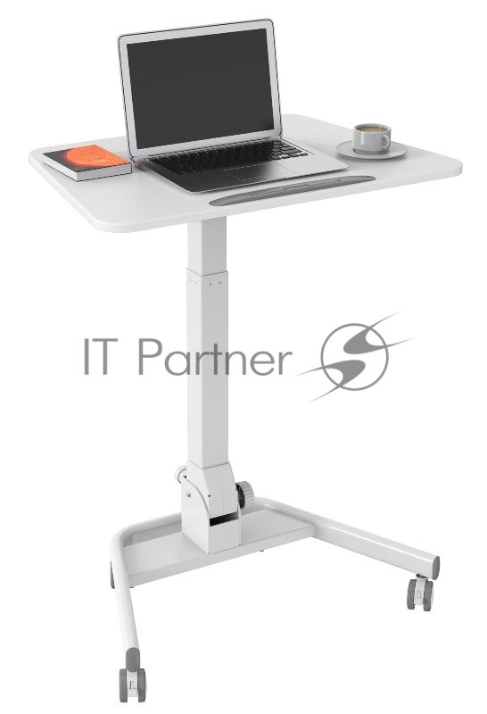 Стол для ноутбука Cactus VM-FDS109 столешница МДФ белый 73x50x108см (CS-FDS109WWT)