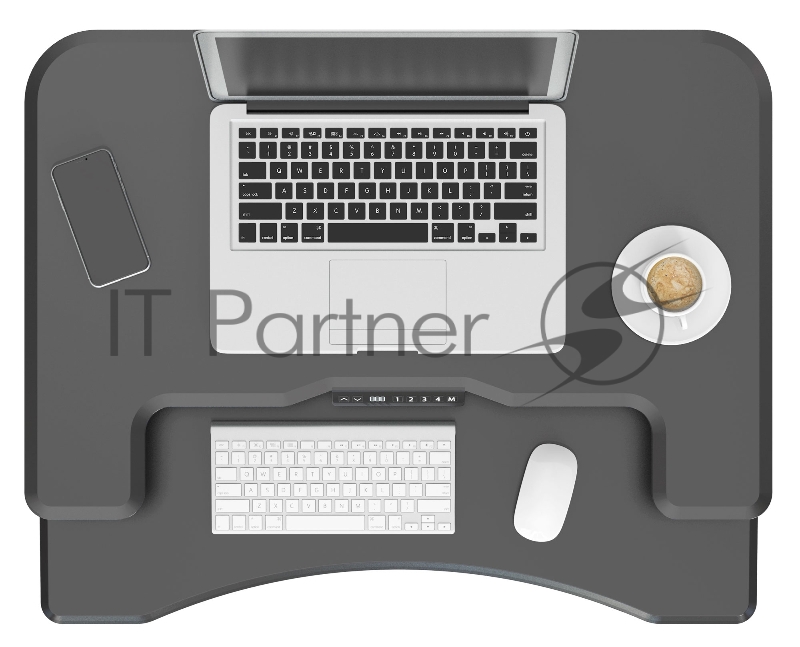 Стол для ноутбука Cactus VM-FDE103 столешница МДФ черный 91.5x56x123см (CS-FDE103BBK)
