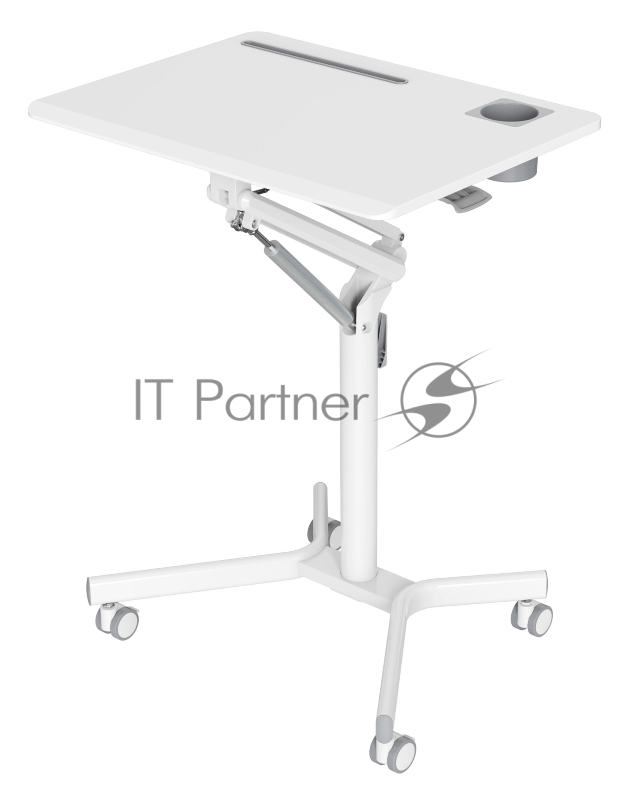 Стол для ноутбука Cactus VM-FDS101B столешница МДФ белый 70x52x107см (CS-FDS101WWT)