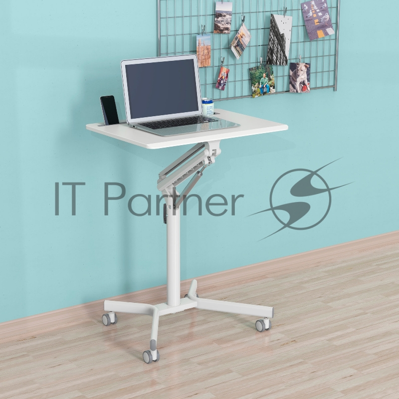 Стол для ноутбука Cactus VM-FDS101B столешница МДФ белый 70x52x107см (CS-FDS101WWT)