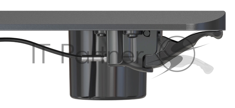 Стол для ноутбука Cactus VM-FDS101B столешница МДФ черный 70x52x105см (CS-FDS101BBK)