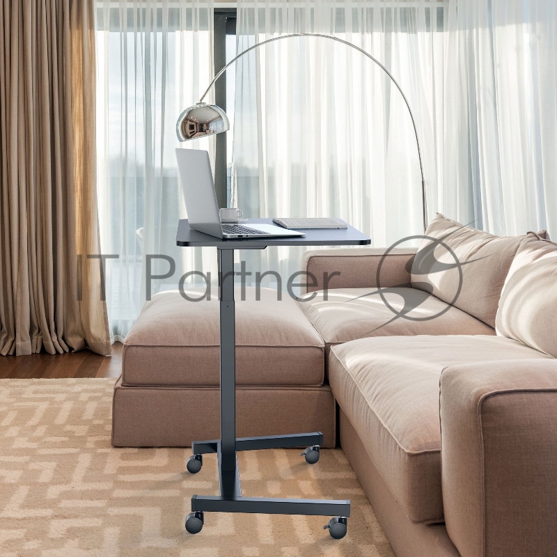 Стол для ноутбука Cactus VM-FDS102 столешница МДФ черный 80x60x121см (CS-FDS102BBK)