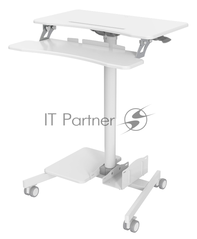 Стол для ноутбука Cactus VM-FDS108 столешница МДФ белый 71x39.2x110см (CS-FDS108WWT)