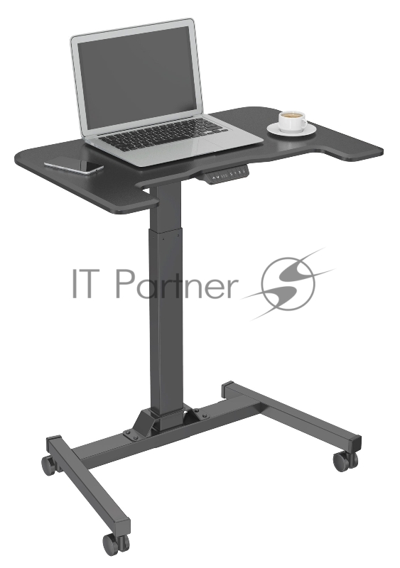 Стол для ноутбука Cactus VM-FDE101 столешница МДФ черный 80x60x123см (CS-FDE101BBK)