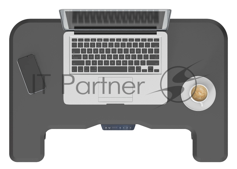 Стол для ноутбука Cactus VM-FDE101 столешница МДФ черный 80x60x123см (CS-FDE101BBK)