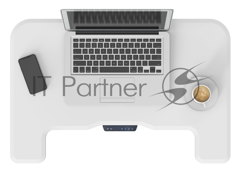 Стол для ноутбука Cactus VM-FDE101 столешница МДФ белый 80x60x123см (CS-FDE101WWT)