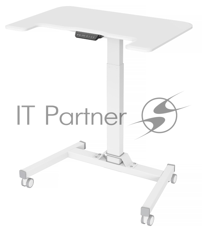 Стол для ноутбука Cactus VM-FDE101 столешница МДФ белый 80x60x123см (CS-FDE101WWT)