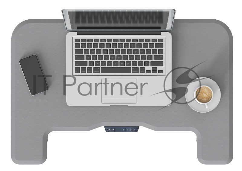 Стол для ноутбука Cactus VM-FDE101 столешница МДФ серый 80x60x123см (CS-FDE101WGY)