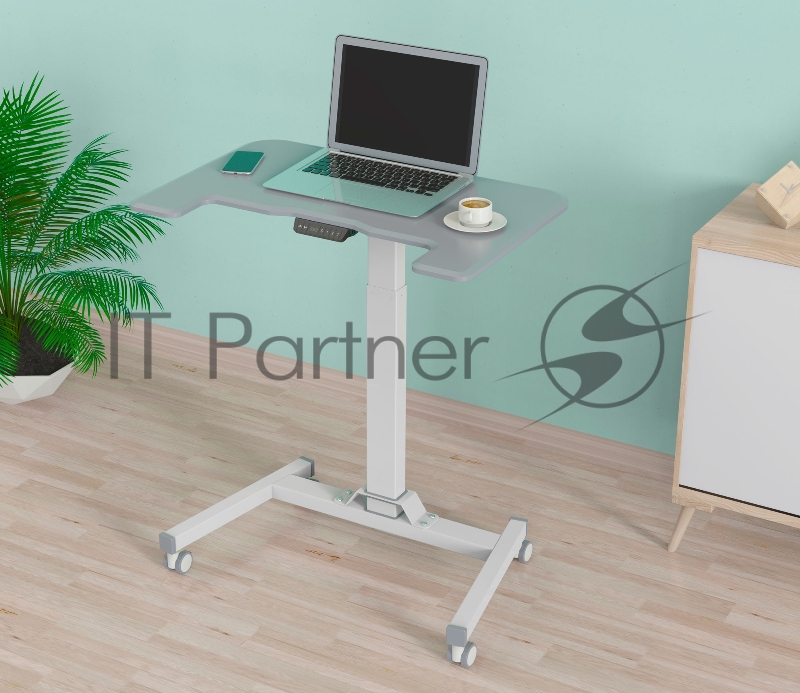 Стол для ноутбука Cactus VM-FDE101 столешница МДФ серый 80x60x123см (CS-FDE101WGY)