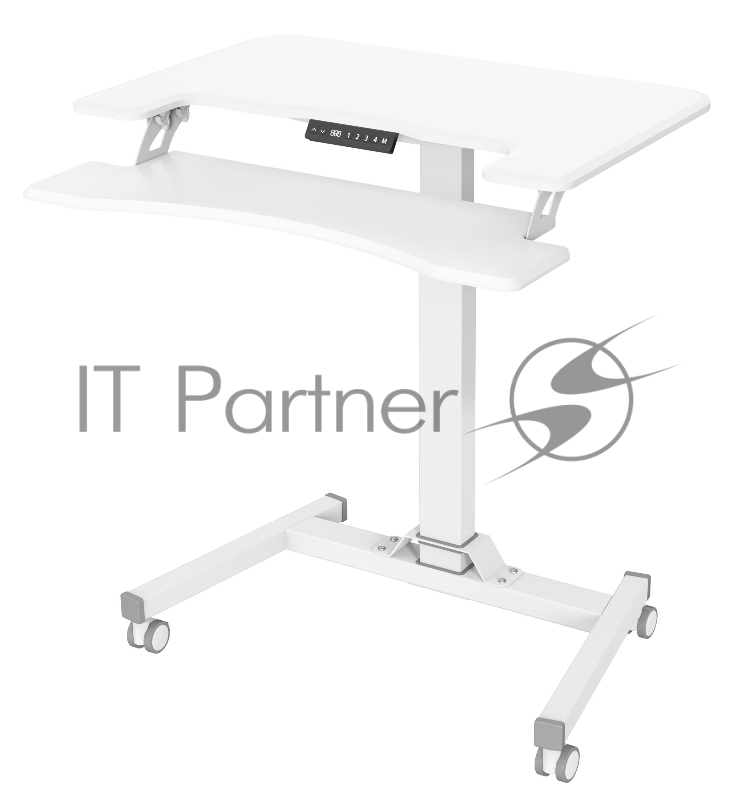 Стол для ноутбука Cactus VM-FDE103 столешница МДФ белый 91.5x56x123см (CS-FDE103WWT)