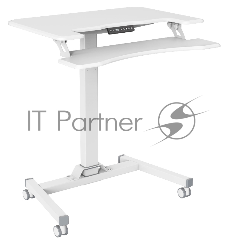Стол для ноутбука Cactus VM-FDE103 столешница МДФ белый 91.5x56x123см (CS-FDE103WWT)