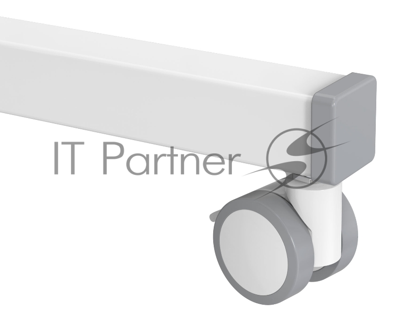 Стол для ноутбука Cactus VM-FDE103 столешница МДФ белый 91.5x56x123см (CS-FDE103WWT)