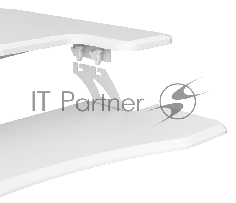 Стол для ноутбука Cactus VM-FDE103 столешница МДФ белый 91.5x56x123см (CS-FDE103WWT)