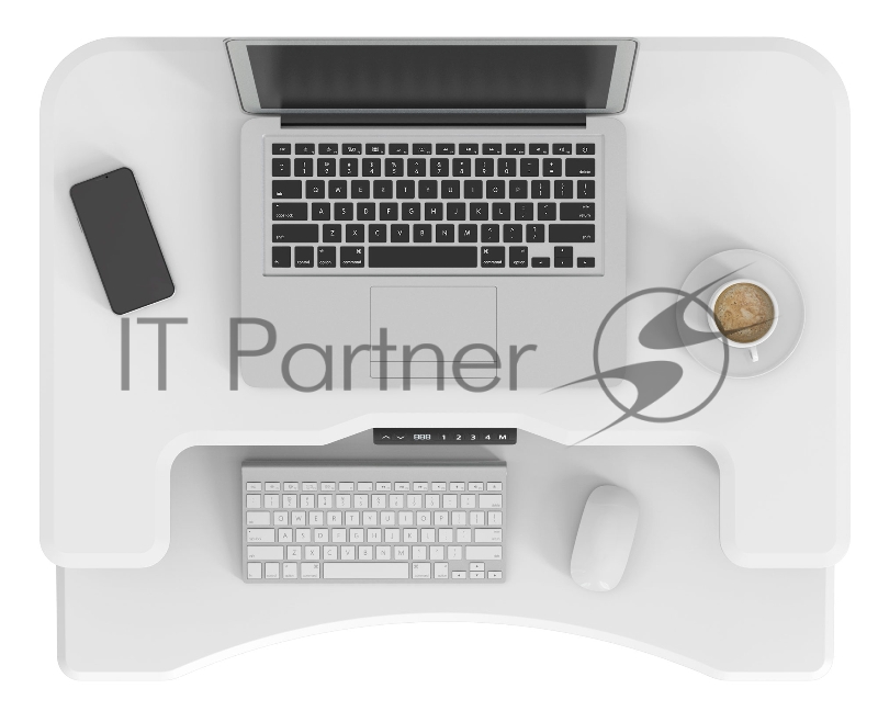 Стол для ноутбука Cactus VM-FDE103 столешница МДФ белый 91.5x56x123см (CS-FDE103WWT)