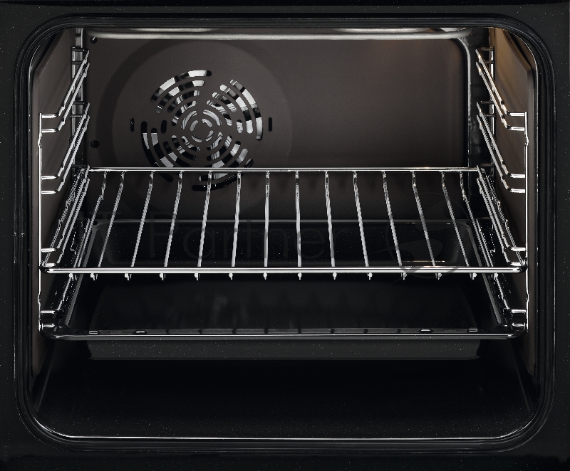 Встраиваемый духовой шкаф Electrolux встраиваемый духовой шкаф, 60 см, электрический с конвекцией, объем 57 л, утапливаемые переключатели, 8 режимов, очистка каталитическая, направляющие проволочные + телескопические (1 уровень), белый