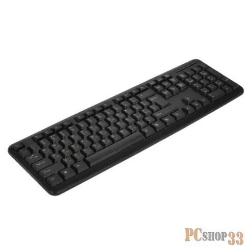 Клавиатура ExeGate LY-331L (USB, полноразмерная, влагозащищенная, 104кл., Enter большой, длина кабеля 2м, черная, RTL)