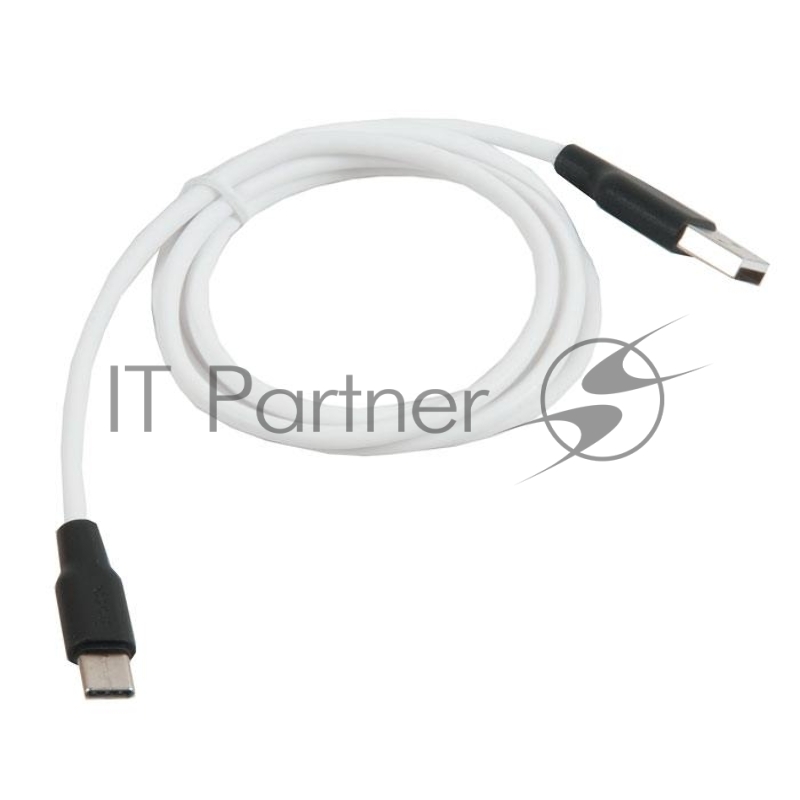 Кабель USB HOCO X21 Silicone для Type-C, 2.0А, 3.0A, длина 1.0м, белый